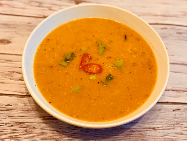 Tarka Daal Soup (Tempered Lentil Soup) - Vegan