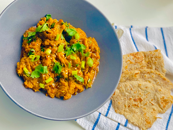 Smoked Aubergine Meal - Vegan