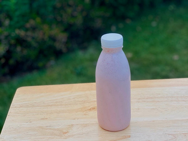 Fresh Strawberry Banana Smoothie (500ml)